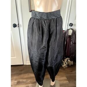 Vintage Alley Cat black acetate pants